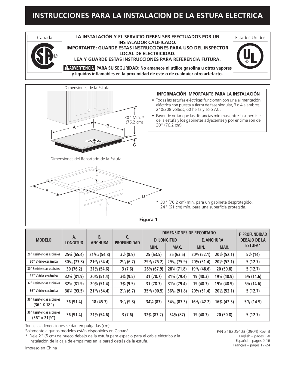 FRIGIDAIRE 318205403 User Manual | Page 9 / 24