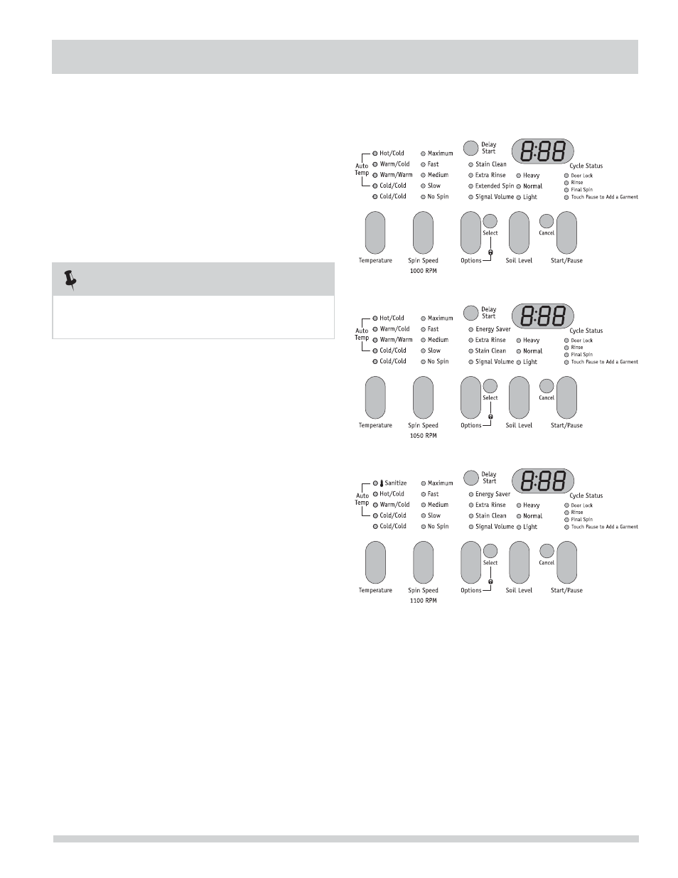 Operating instructions | FRIGIDAIRE 137168300B User Manual | Page 13 / 28