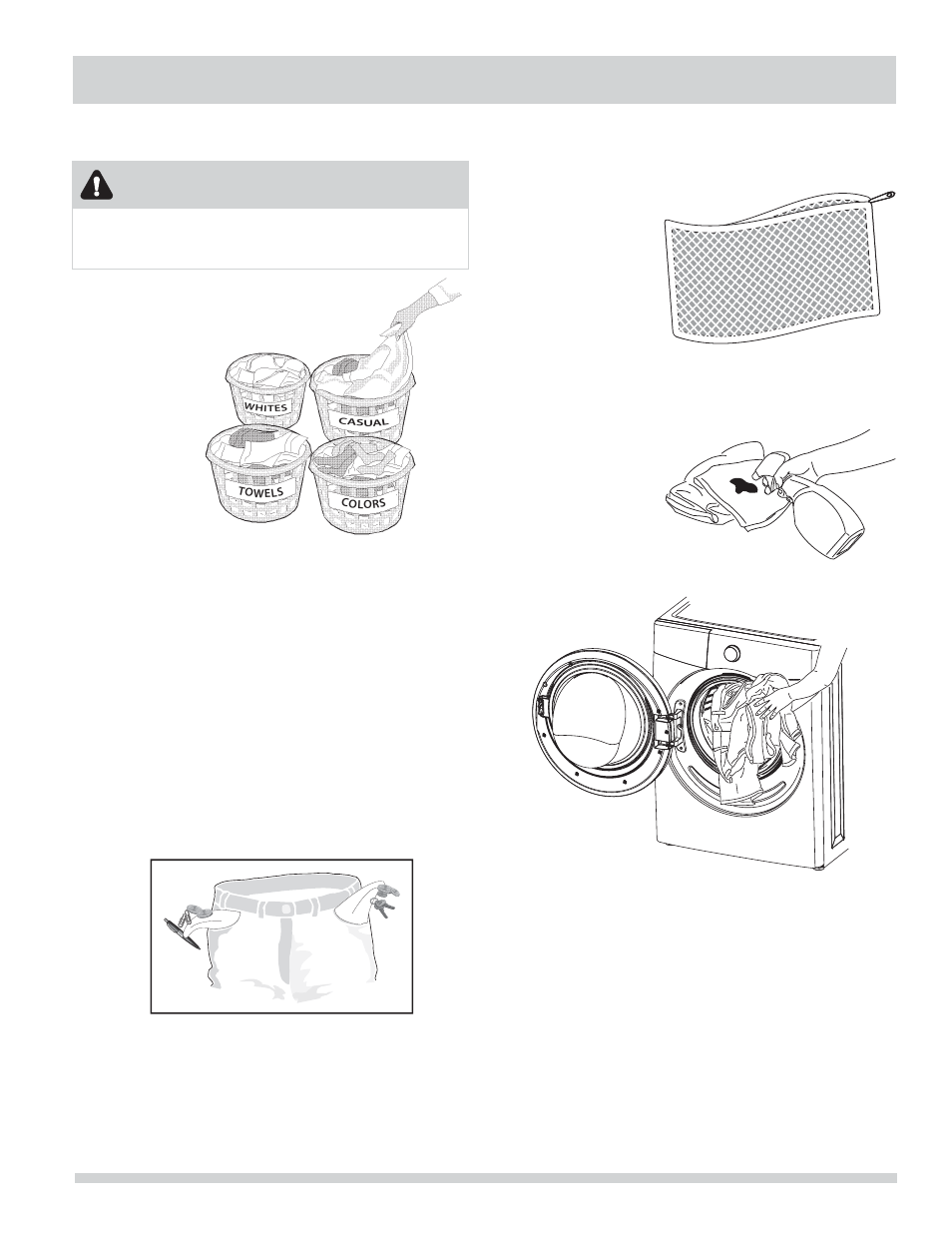 Operating instructions, Warning | FRIGIDAIRE 137168300B User Manual | Page 7 / 28