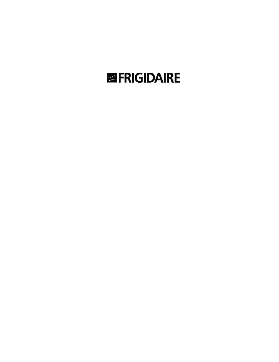 FRIGIDAIRE 318068140 User Manual | 12 pages