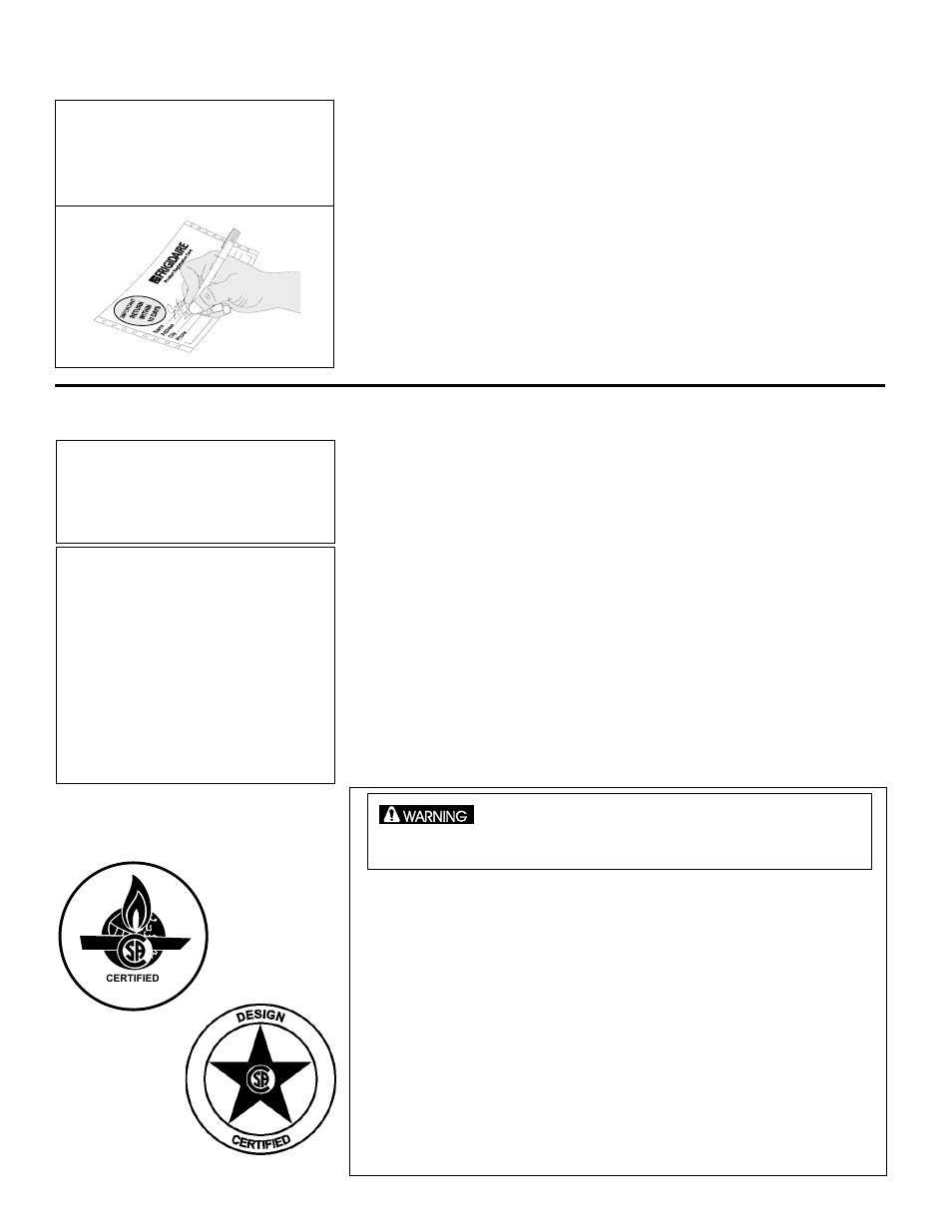 Product registration contents | FRIGIDAIRE 318068140 User Manual | Page 2 / 12