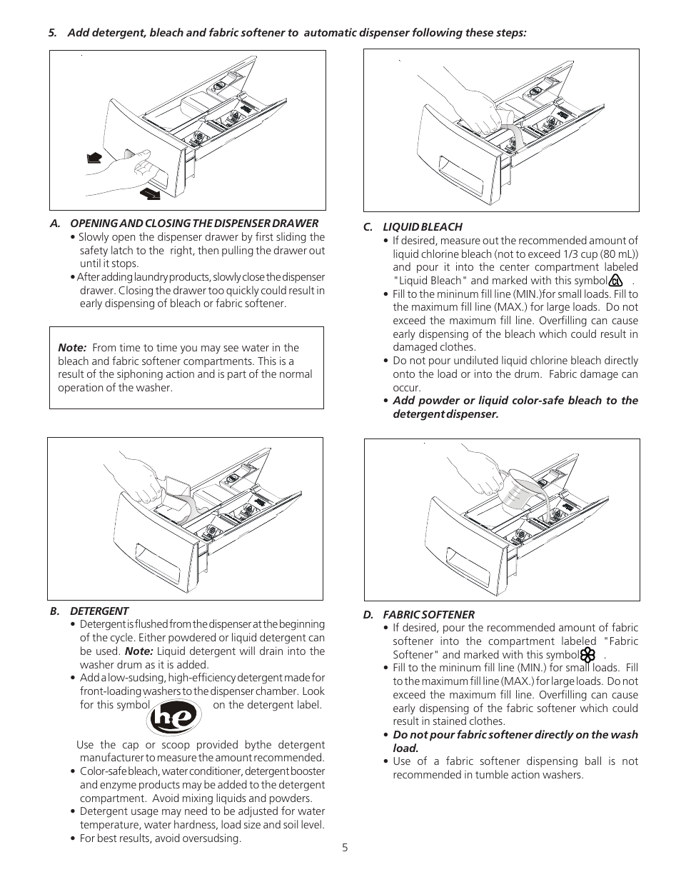 English | FRIGIDAIRE 134849000 User Manual | Page 5 / 11