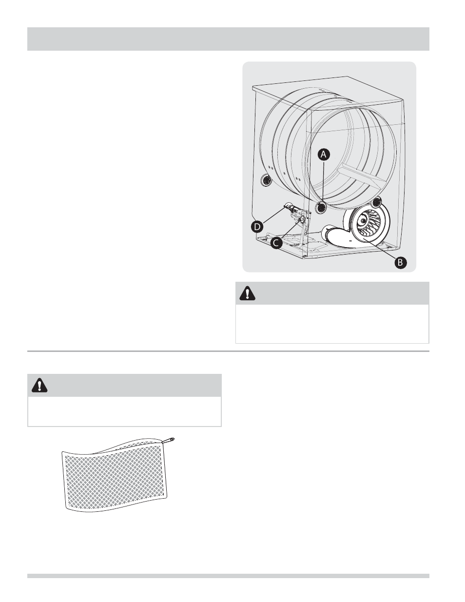 Operating instructions, Operating your dryer, Warning | Caution, Normal operating sounds, Ab c d | FRIGIDAIRE 137135000B User Manual | Page 6 / 18