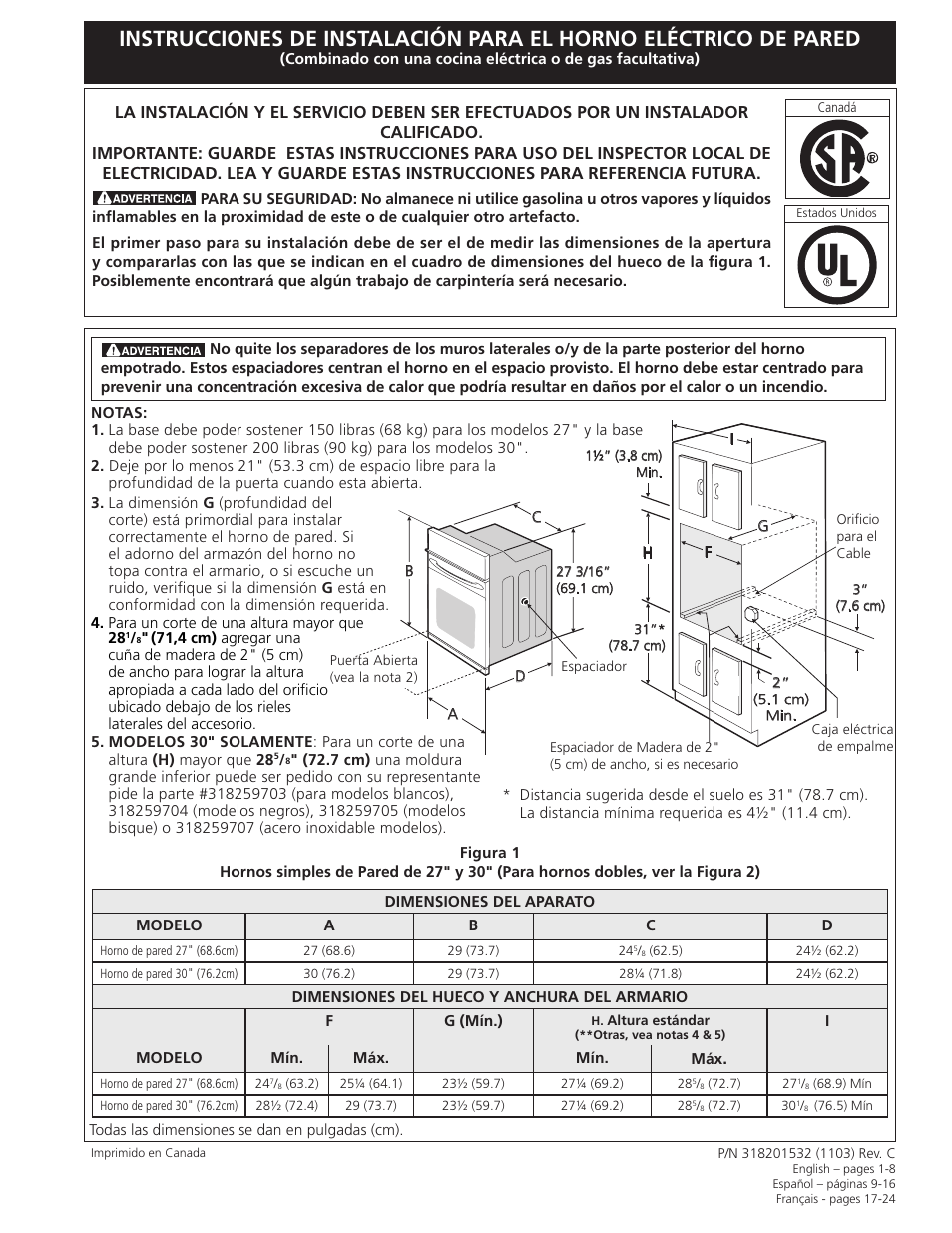 FRIGIDAIRE 318201532 User Manual | Page 9 / 24