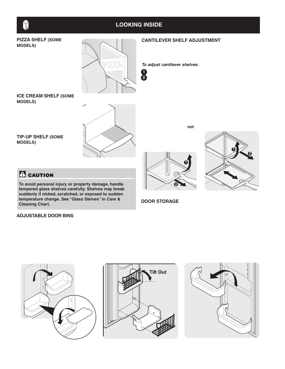 Looking inside | FRIGIDAIRE 241814800 User Manual | Page 10 / 28