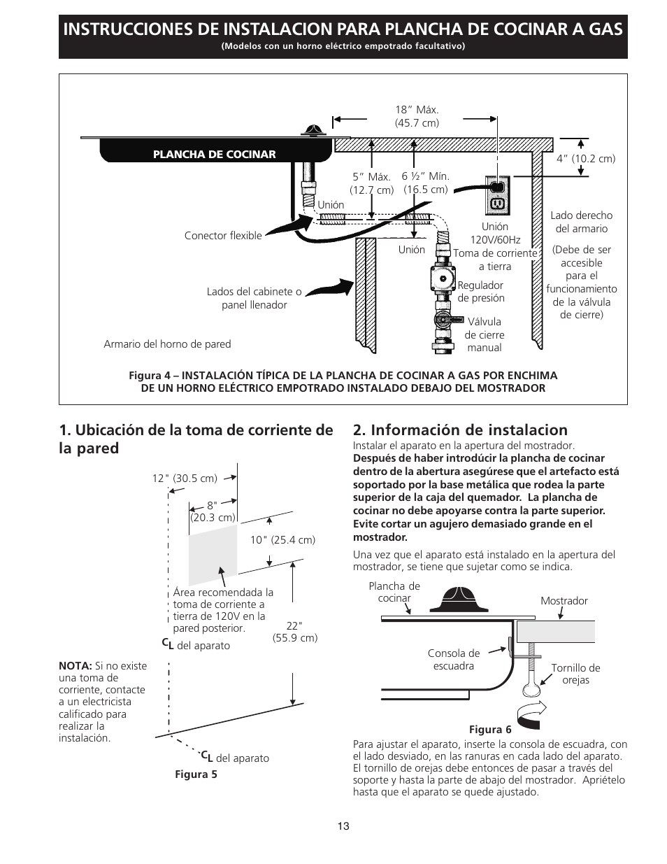 FRIGIDAIRE FGC36S5EC User Manual | Page 13 / 28