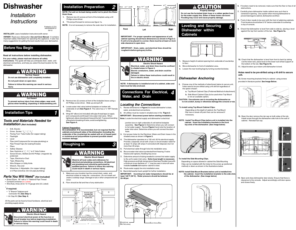 FRIGIDAIRE 685000800012 User Manual | 2 pages