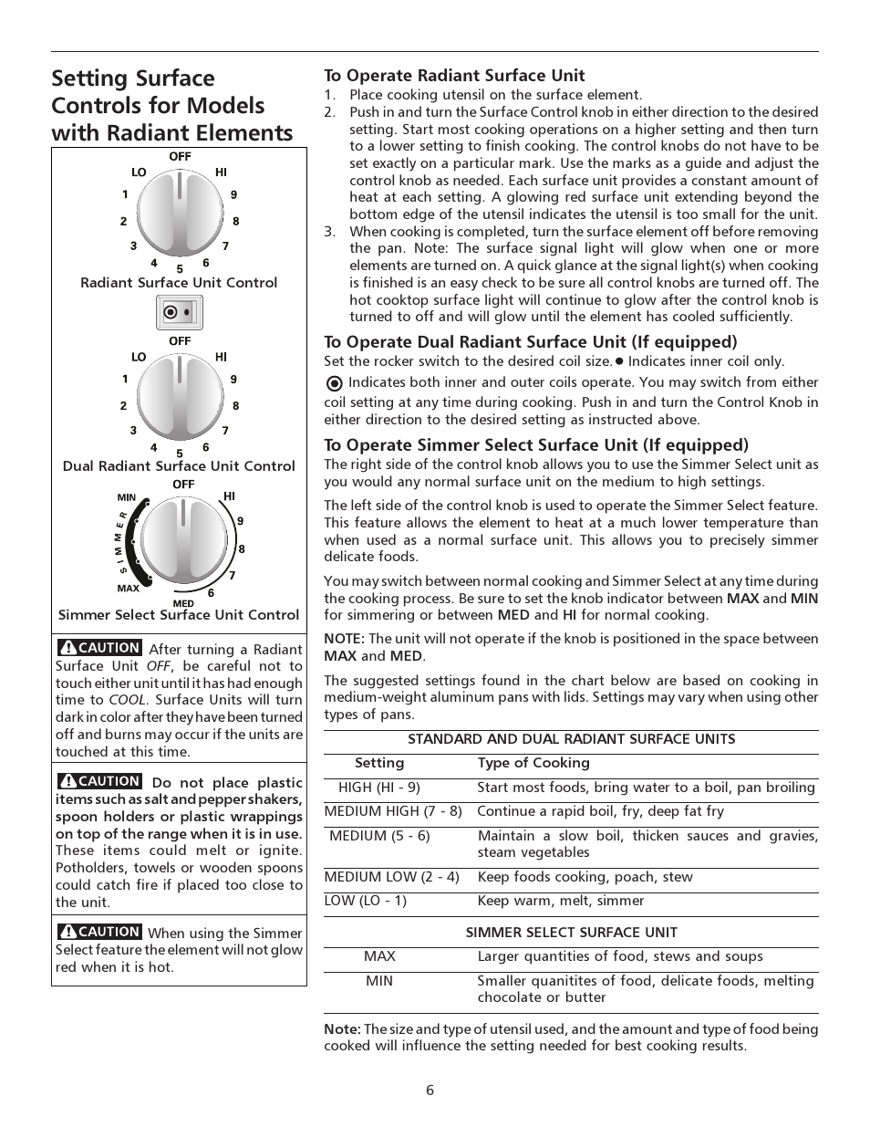 FRIGIDAIRE 316135921 User Manual | Page 6 / 16