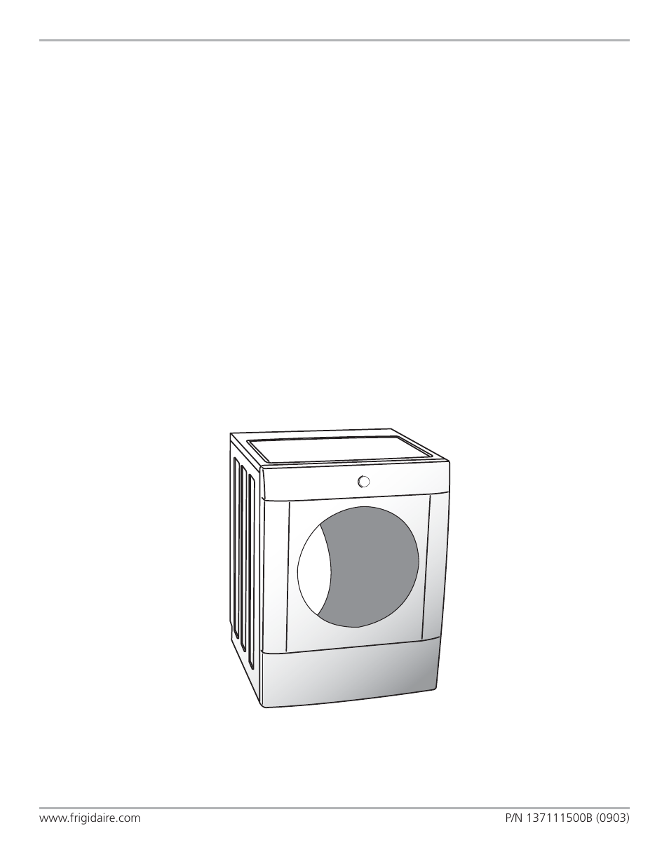 FRIGIDAIRE 137111500B User Manual | 32 pages