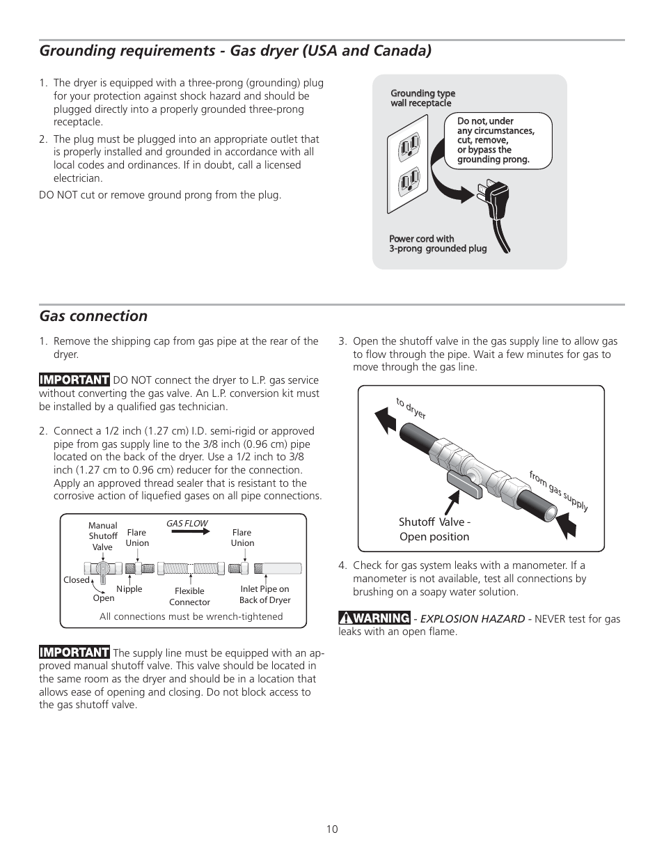 FRIGIDAIRE 137111500B User Manual | Page 10 / 32