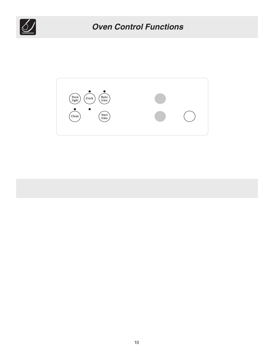 Oven control functions | FRIGIDAIRE ES330 User Manual | Page 10 / 24