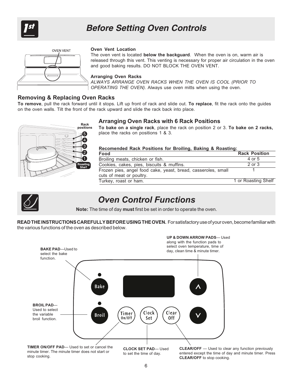 FRIGIDAIRE 316417139 User Manual | Page 6 / 16