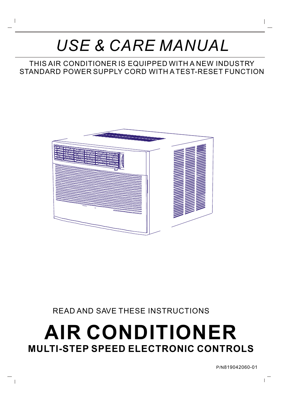 FRIGIDAIRE 819042060-01 User Manual | 12 pages