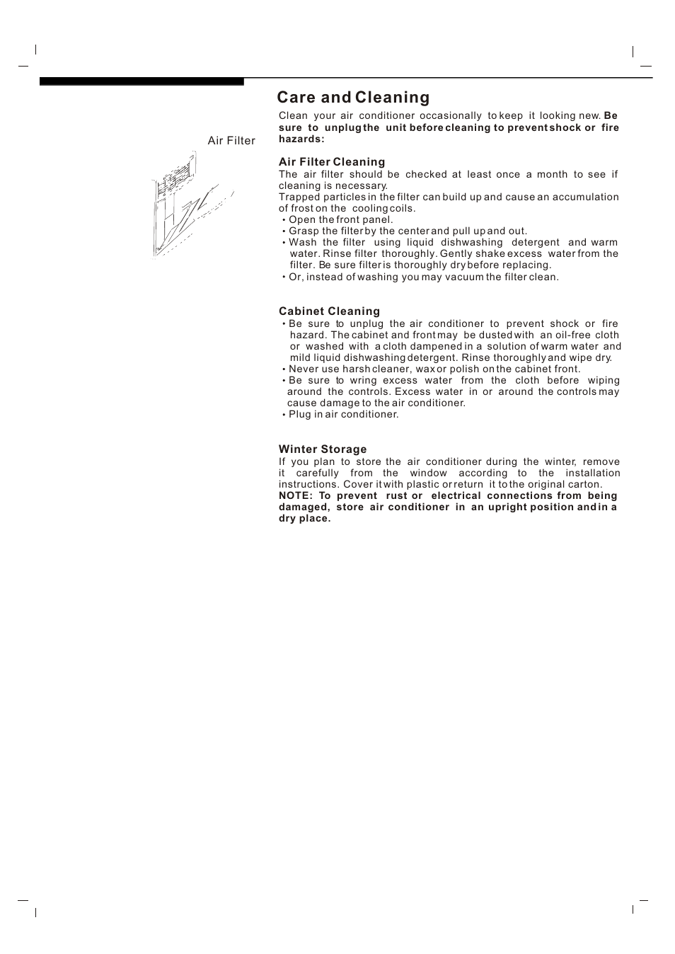 Т³гж 11, Care and cleaning | FRIGIDAIRE 819042060-01 User Manual | Page 11 / 12