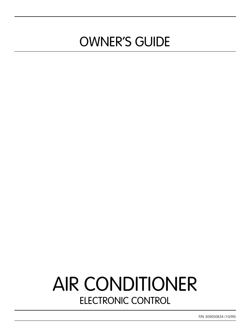 FRIGIDAIRE 309000834 User Manual | 12 pages