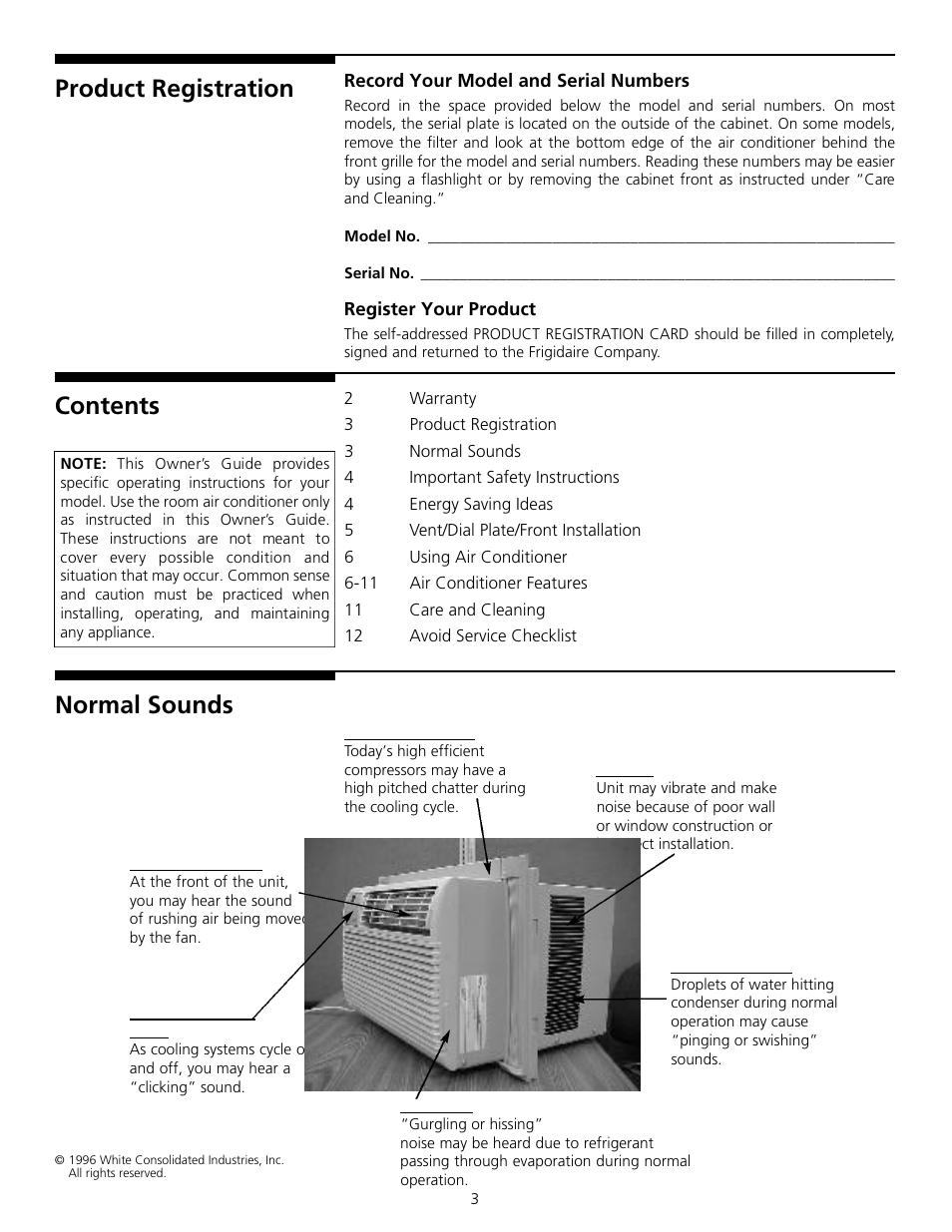 FRIGIDAIRE 309000834 User Manual | Page 3 / 12