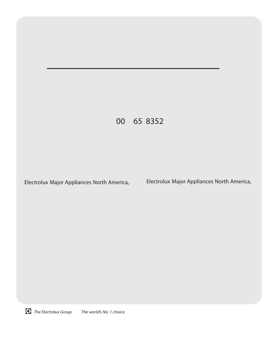FRIGIDAIRE 137196700A User Manual | Page 11 / 11