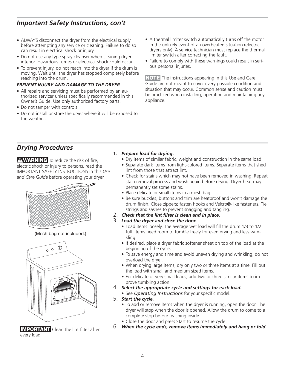 FRIGIDAIRE 137196700A User Manual | Page 4 / 11