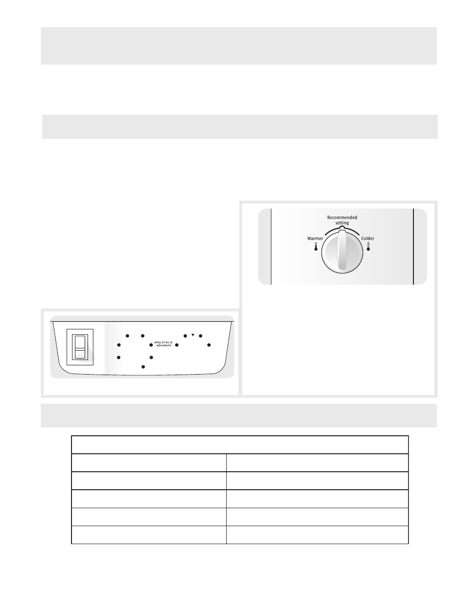 Temperature controls | FRIGIDAIRE 240400102 User Manual | Page 11 / 21