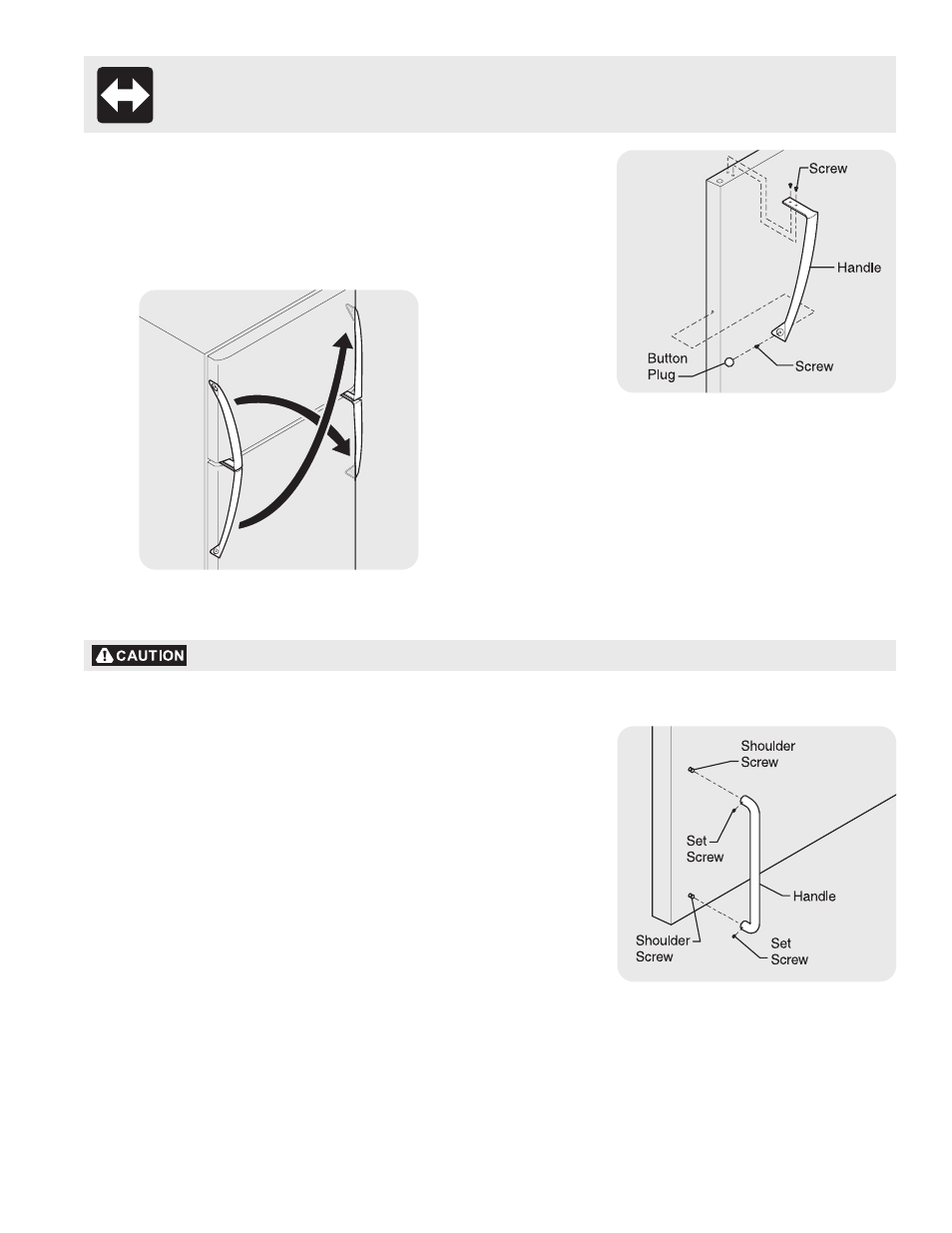 Door removal and reversal instructions, Continued) | FRIGIDAIRE 240400102 User Manual | Page 9 / 21