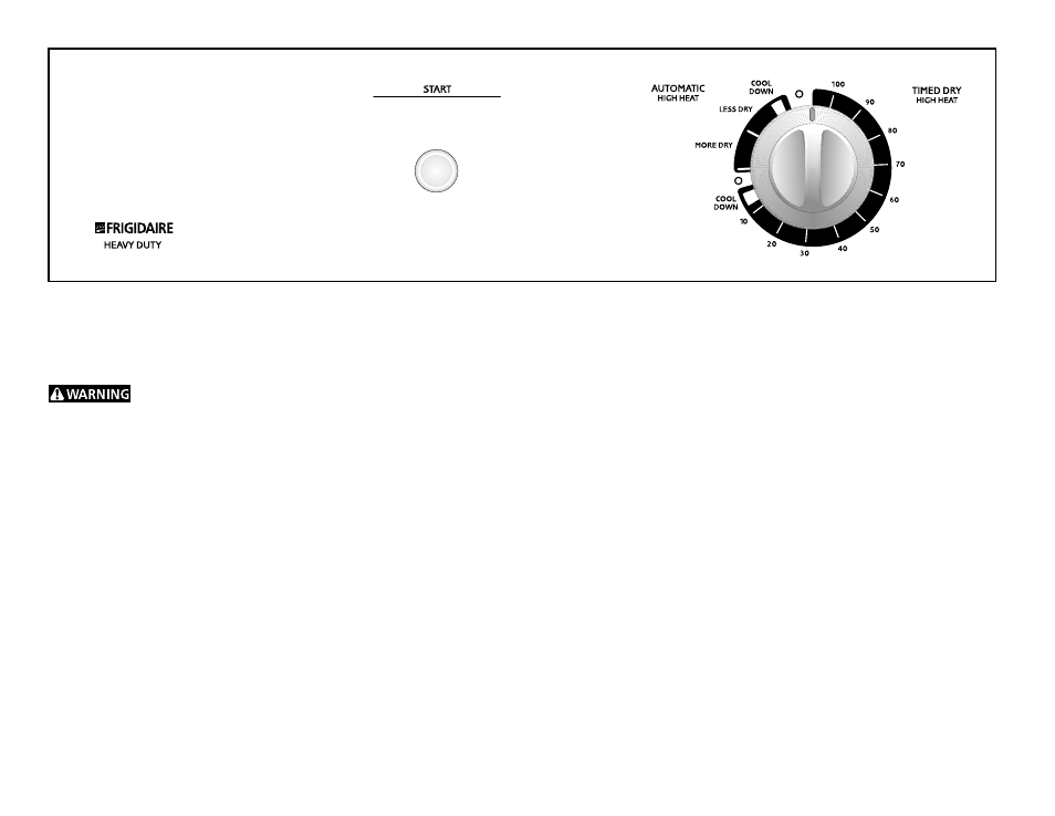 Cycle selection, Energy saving tips | FRIGIDAIRE FDE216RE User Manual | Page 2 / 2