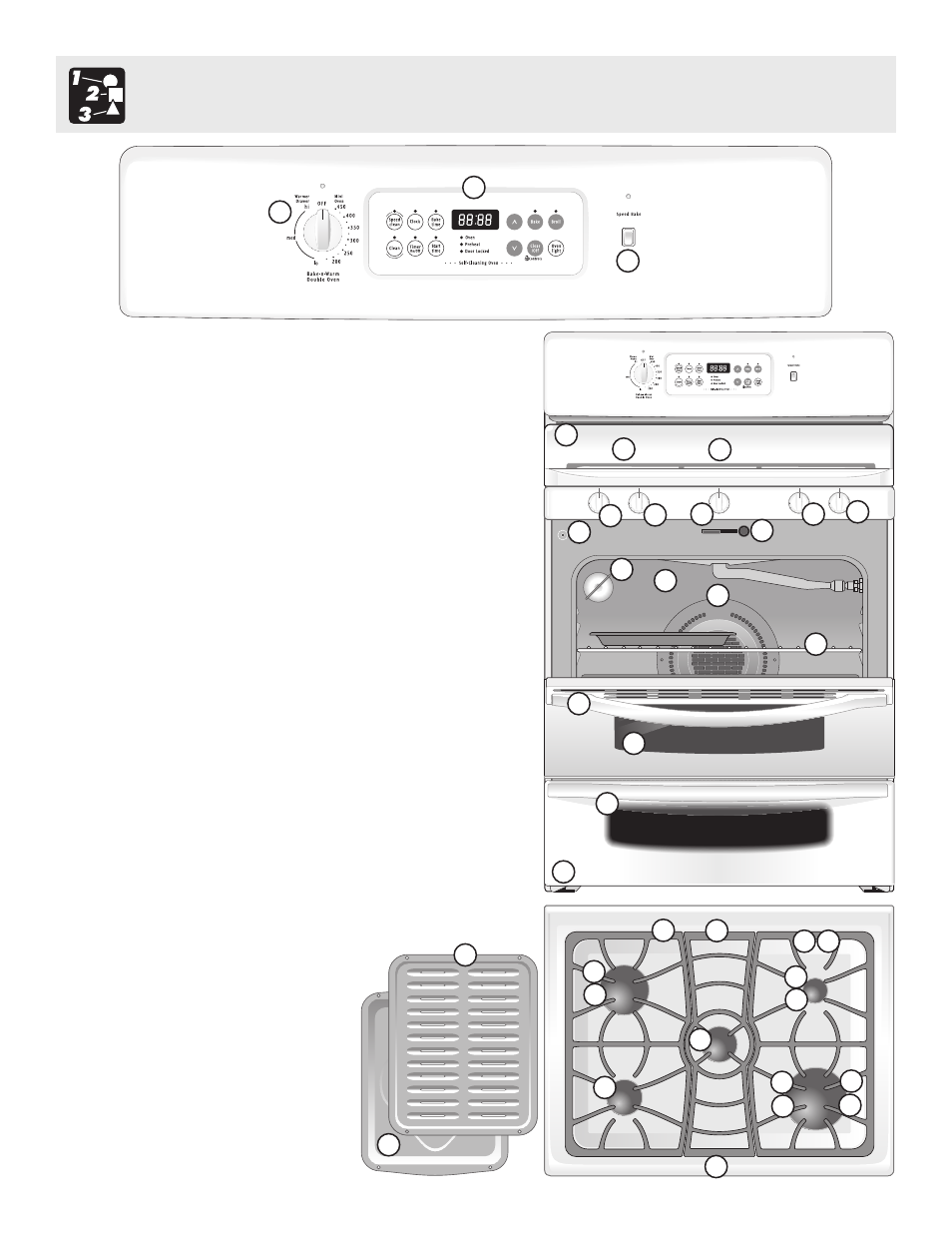 Features at a glance | FRIGIDAIRE ES340 User Manual | Page 6 / 24