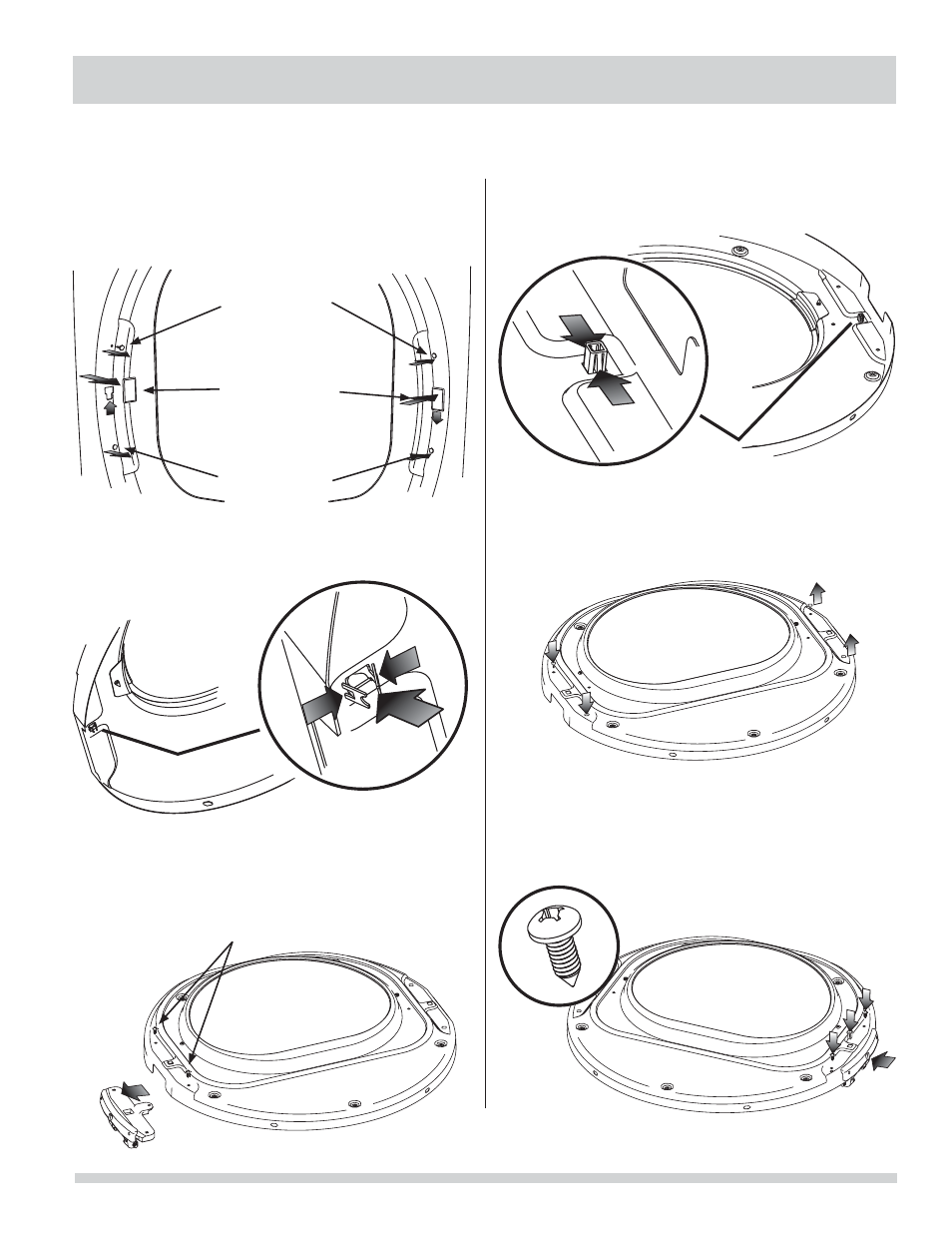 Reversing door, Reversing the hinge | FRIGIDAIRE 137134900B User Manual | Page 19 / 68