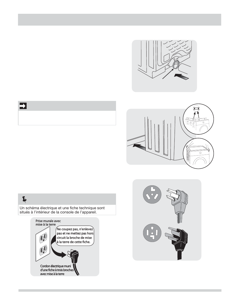 Instructions d’installation, Installation (générale), Remarque | Important | FRIGIDAIRE 137134900B User Manual | Page 39 / 68