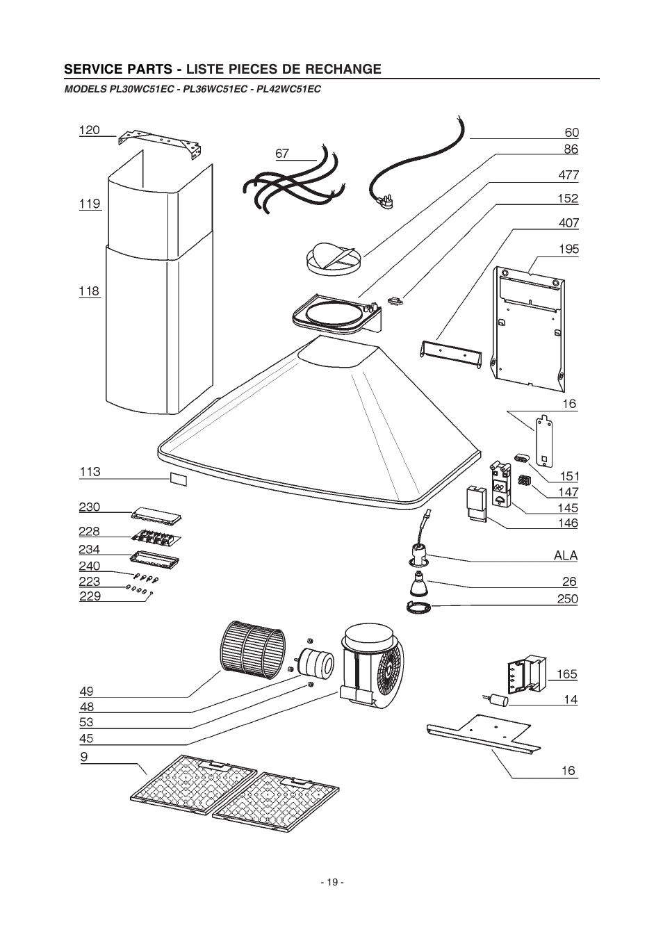 FRIGIDAIRE PL36WC51EC User Manual | Page 10 / 10