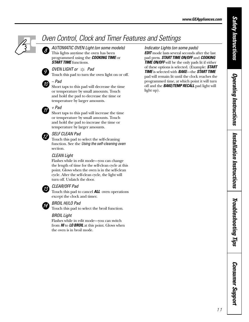 FRIGIDAIRE RGB790 User Manual | Page 11 / 56