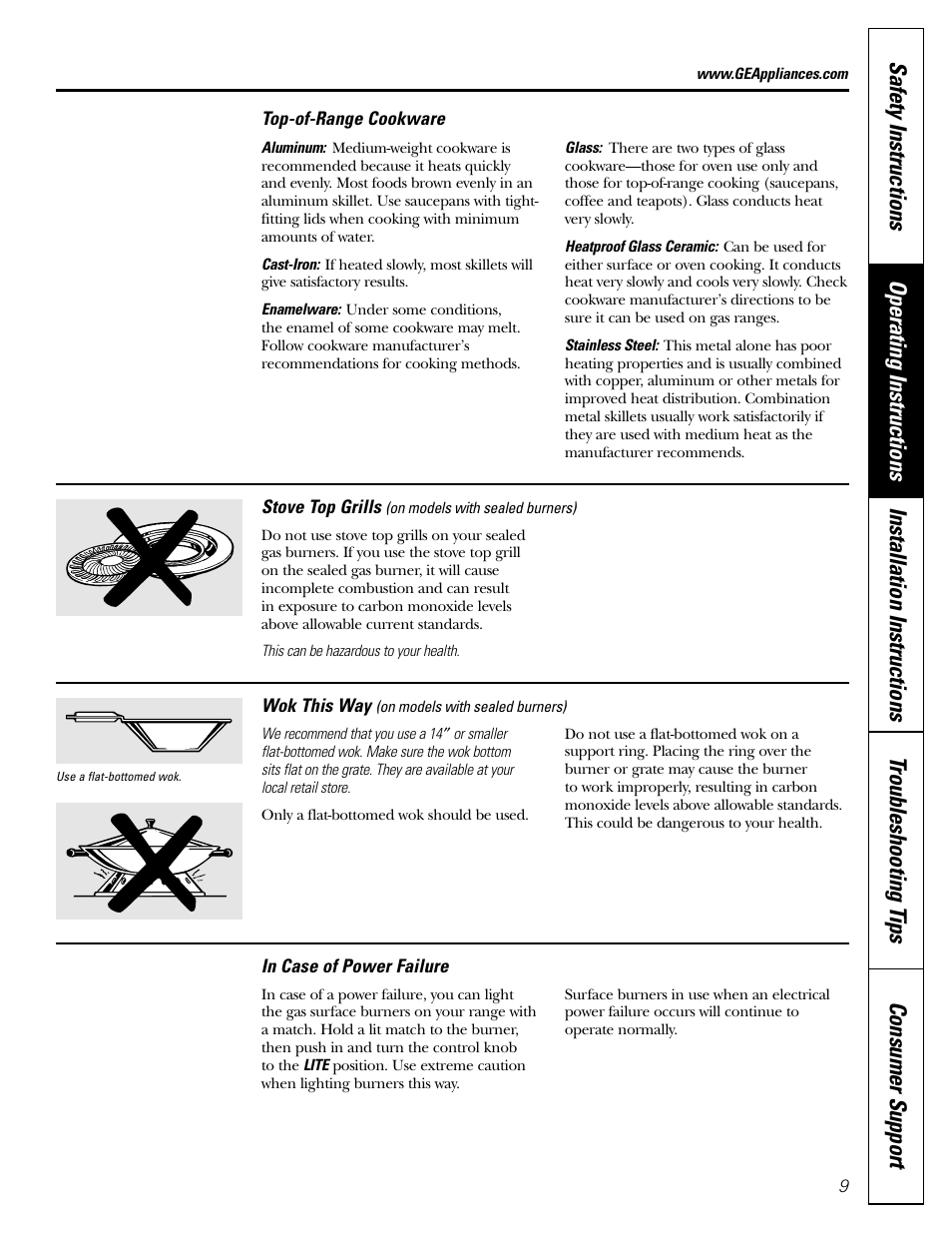 FRIGIDAIRE RGB790 User Manual | Page 9 / 56