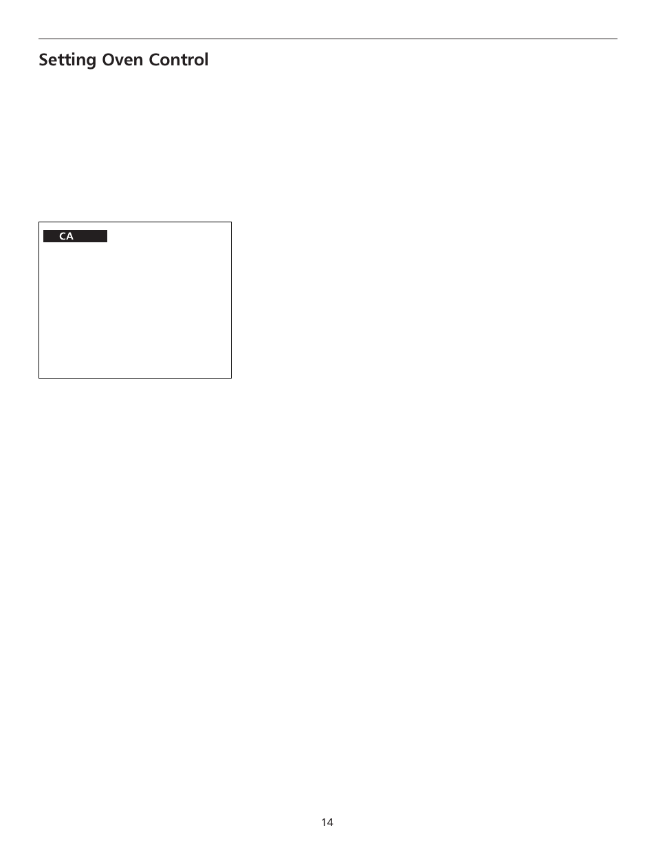 Setting oven control | FRIGIDAIRE 316135923 User Manual | Page 14 / 24