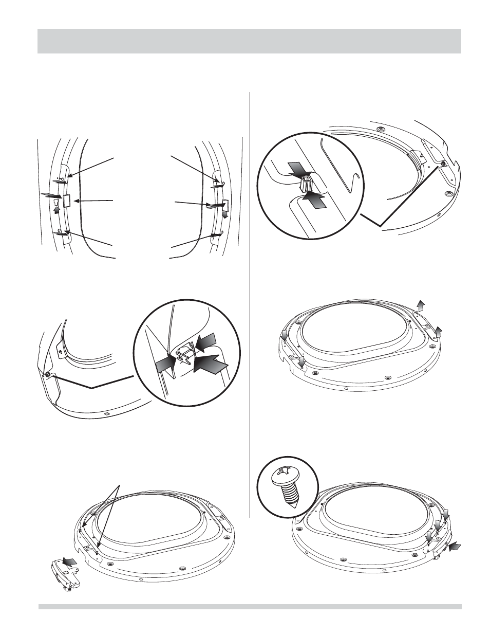 Reversing door, Reversing the hinge | FRIGIDAIRE 137112200B User Manual | Page 19 / 48