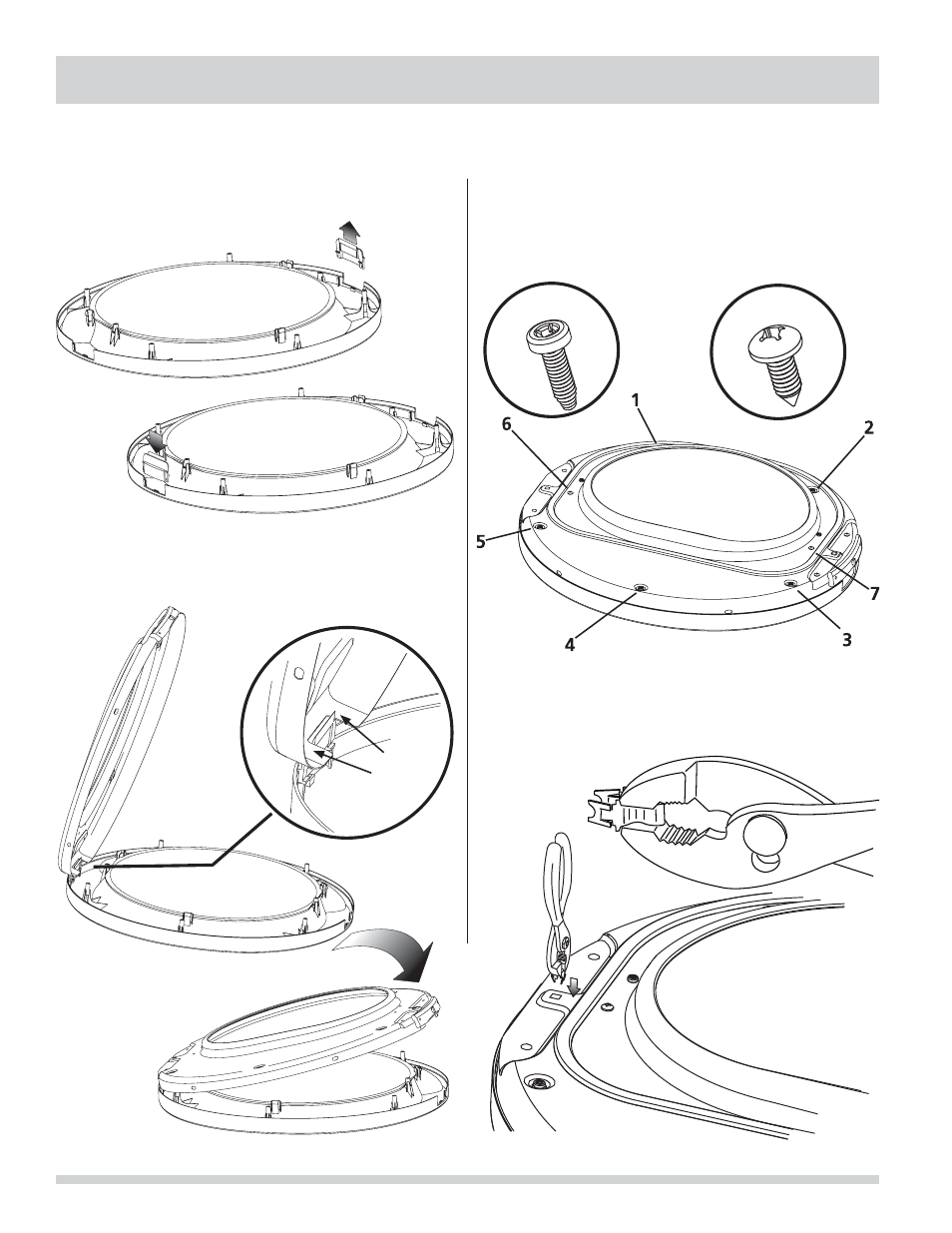 Inversión de la puerta, Reensamblaje de la puerta | FRIGIDAIRE 137112200B User Manual | Page 44 / 48