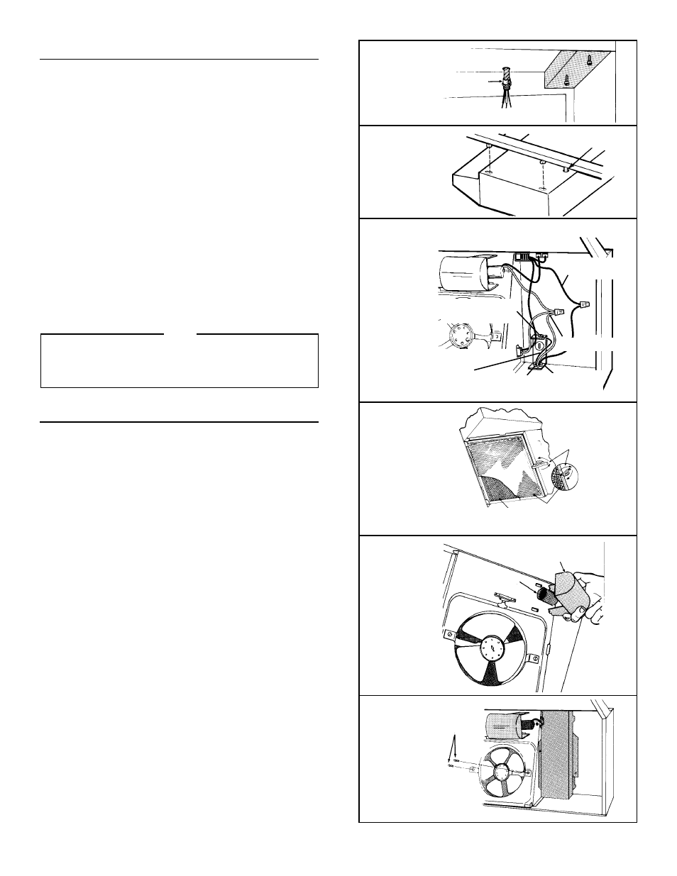 Use and care, Installing the range hood | FRIGIDAIRE F36WC User Manual | Page 5 / 8