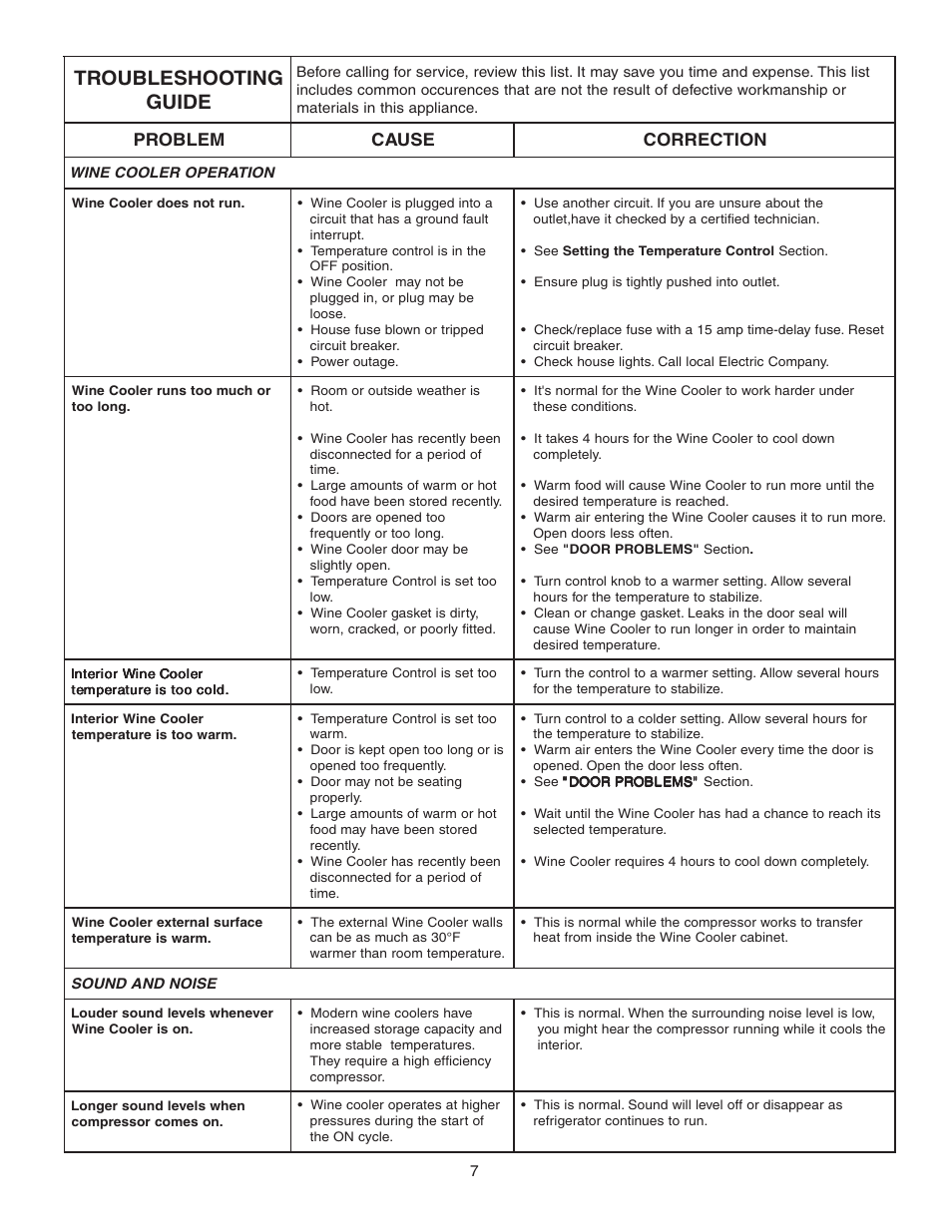 FRIGIDAIRE 241846000 User Manual | Page 7 / 8