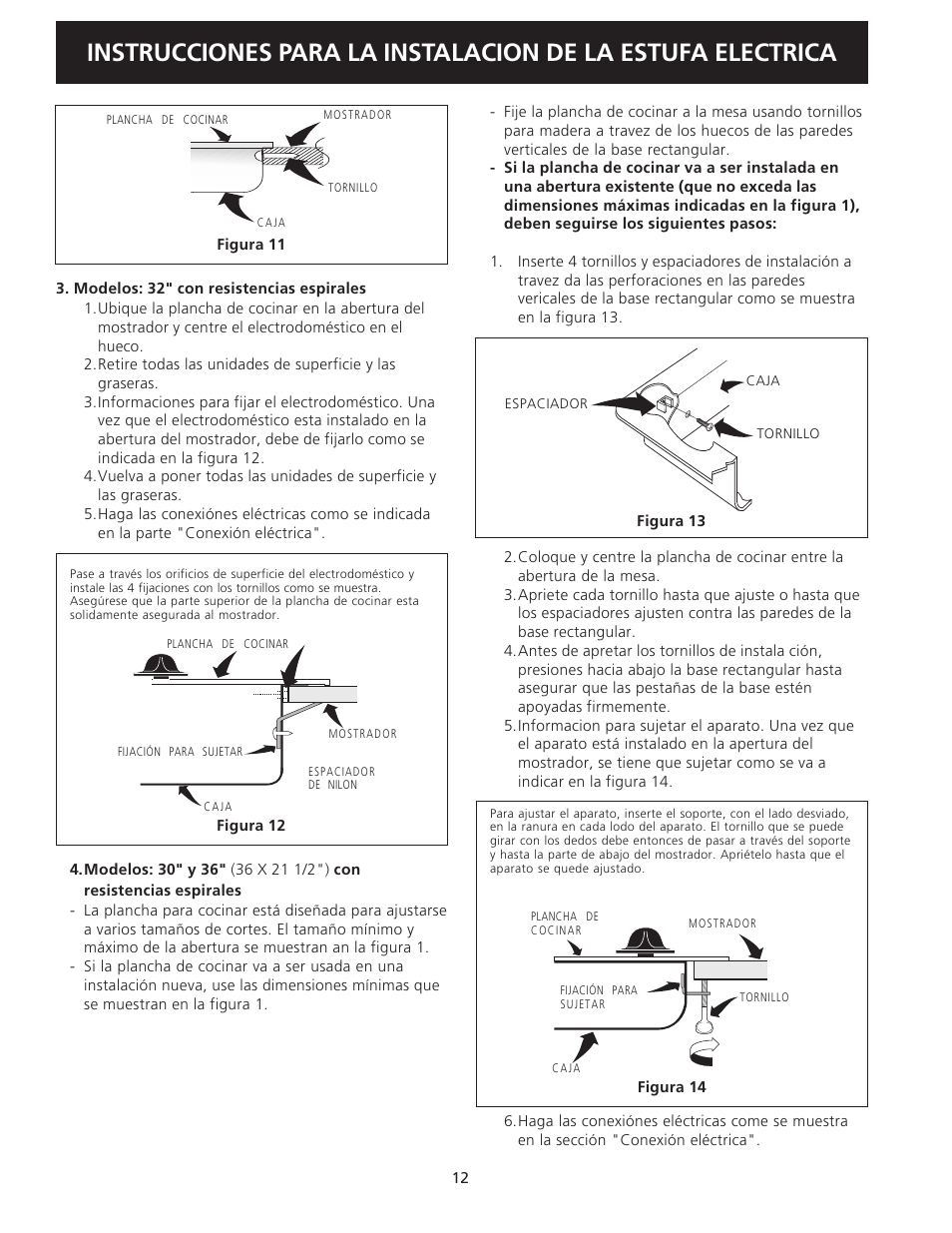 FRIGIDAIRE FEC32S6AS User Manual | Page 12 / 20
