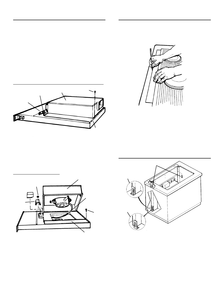 Preparation, Cut countertop opening, Mount the unit | Changing blower discharge (optional) | FRIGIDAIRE HV2730B User Manual | Page 3 / 6