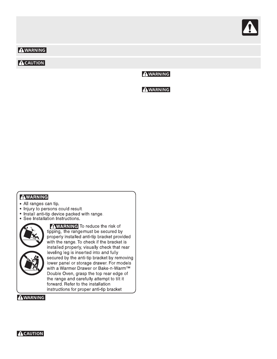 Important safety instructions | FRIGIDAIRE 316417010 User Manual | Page 3 / 40