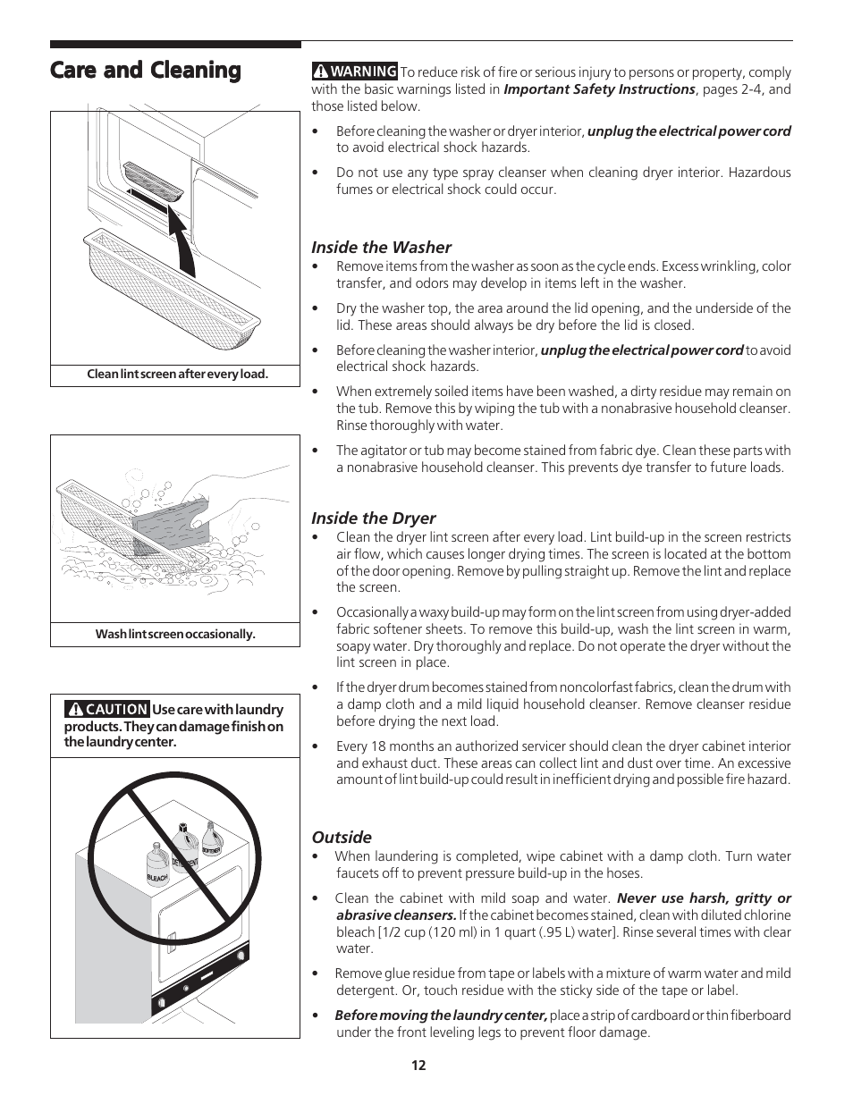 FRIGIDAIRE 134126300B User Manual | Page 12 / 16