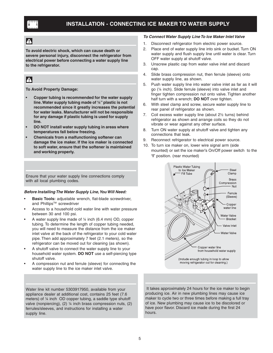 FRIGIDAIRE 241721000 User Manual | Page 5 / 26