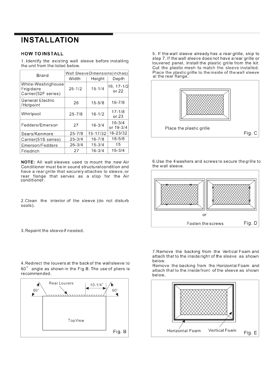 In stallati on, How to install | FRIGIDAIRE 819042236-01 User Manual | Page 2 / 3