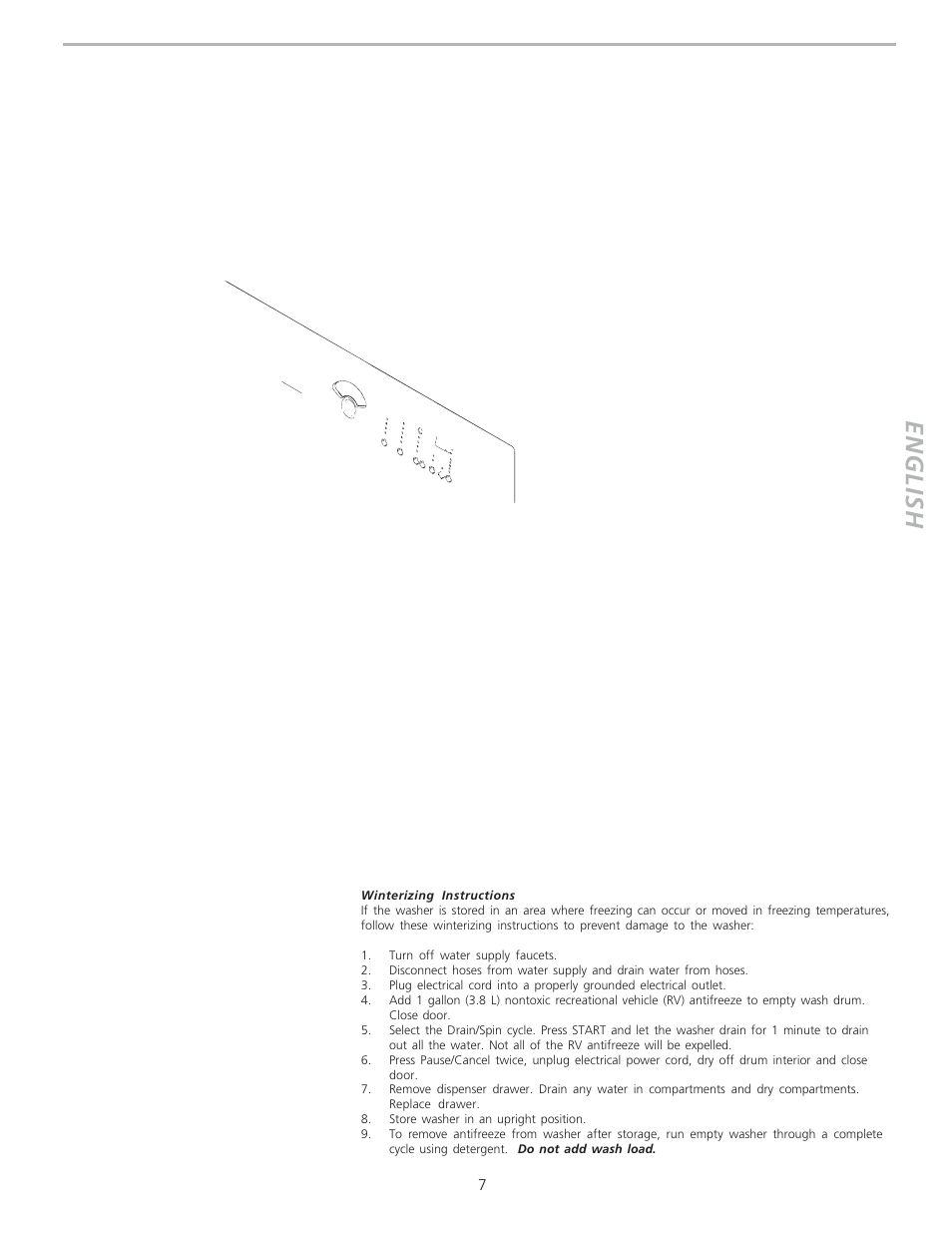 English | FRIGIDAIRE 134763000 User Manual | Page 7 / 9