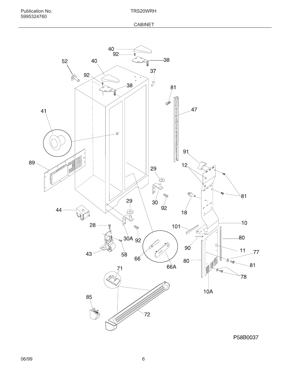 FRIGIDAIRE TRS20WRH User Manual | Page 6 / 21