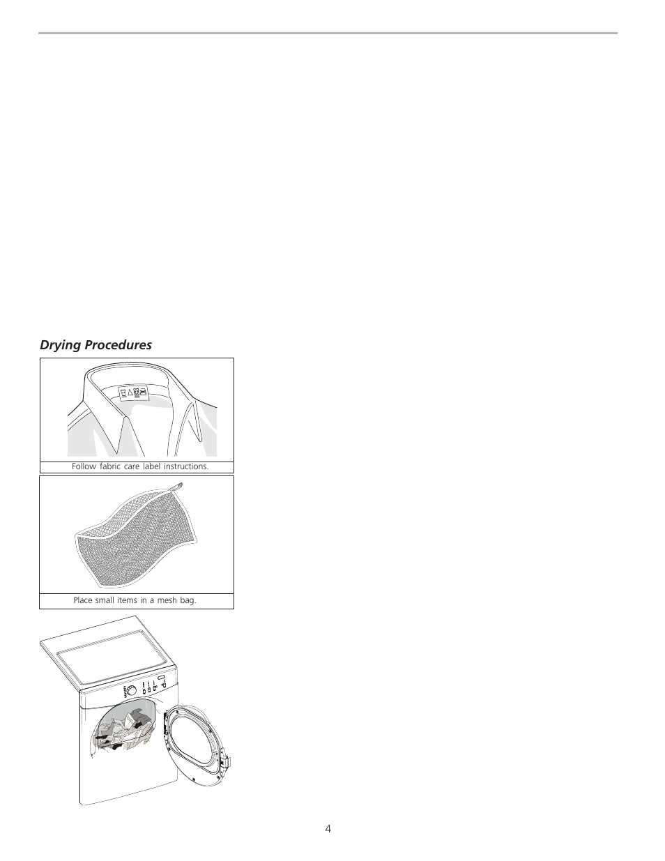 Drying procedures | FRIGIDAIRE APWD15W (White) User Manual | Page 4 / 8