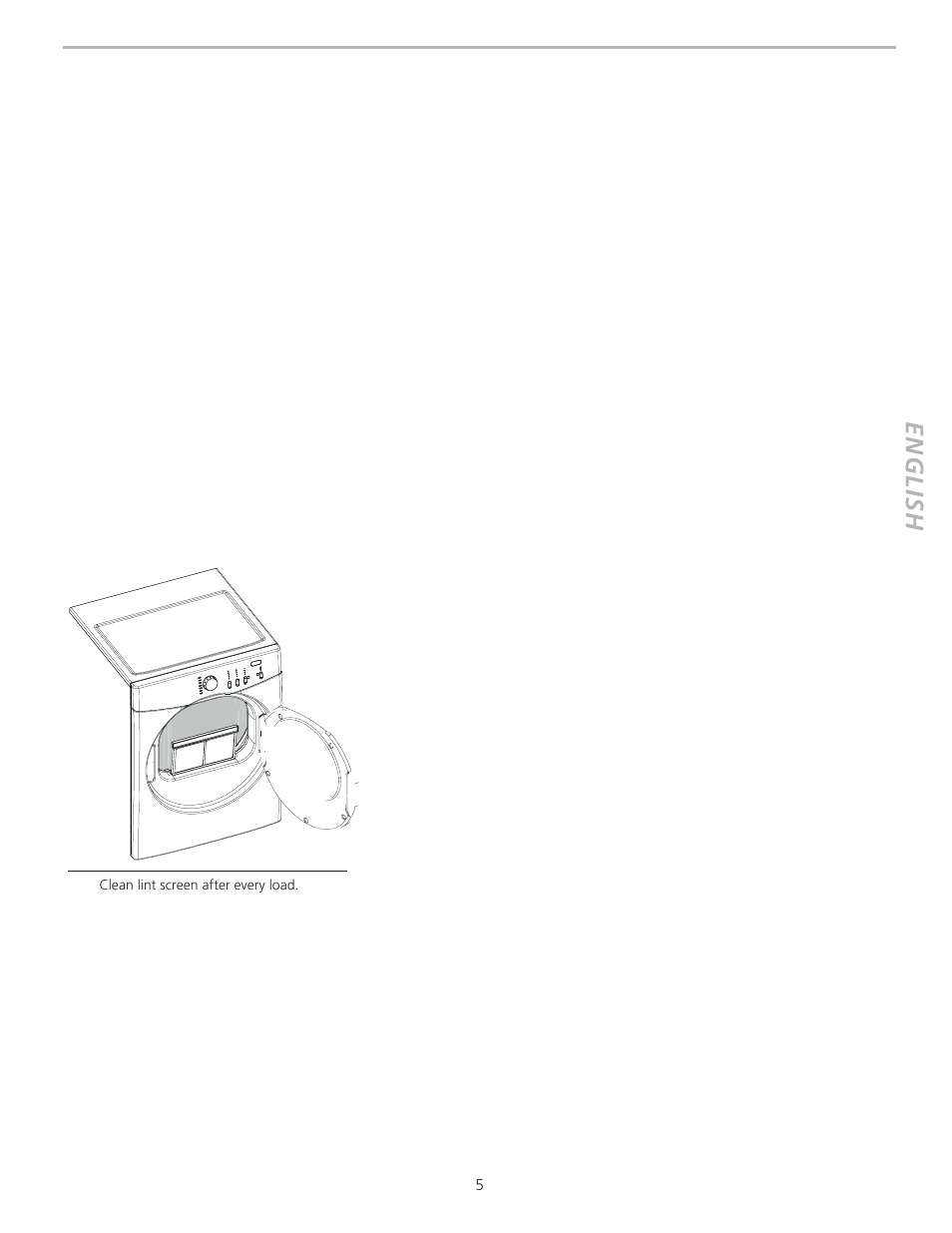 English | FRIGIDAIRE APWD15W (White) User Manual | Page 5 / 8