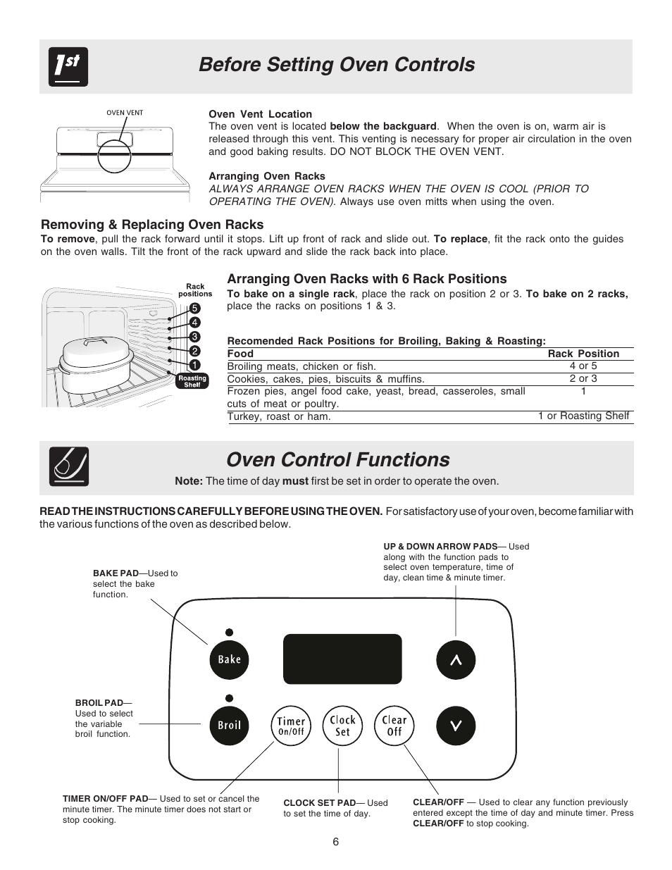 FRIGIDAIRE 316417114 User Manual | Page 6 / 16