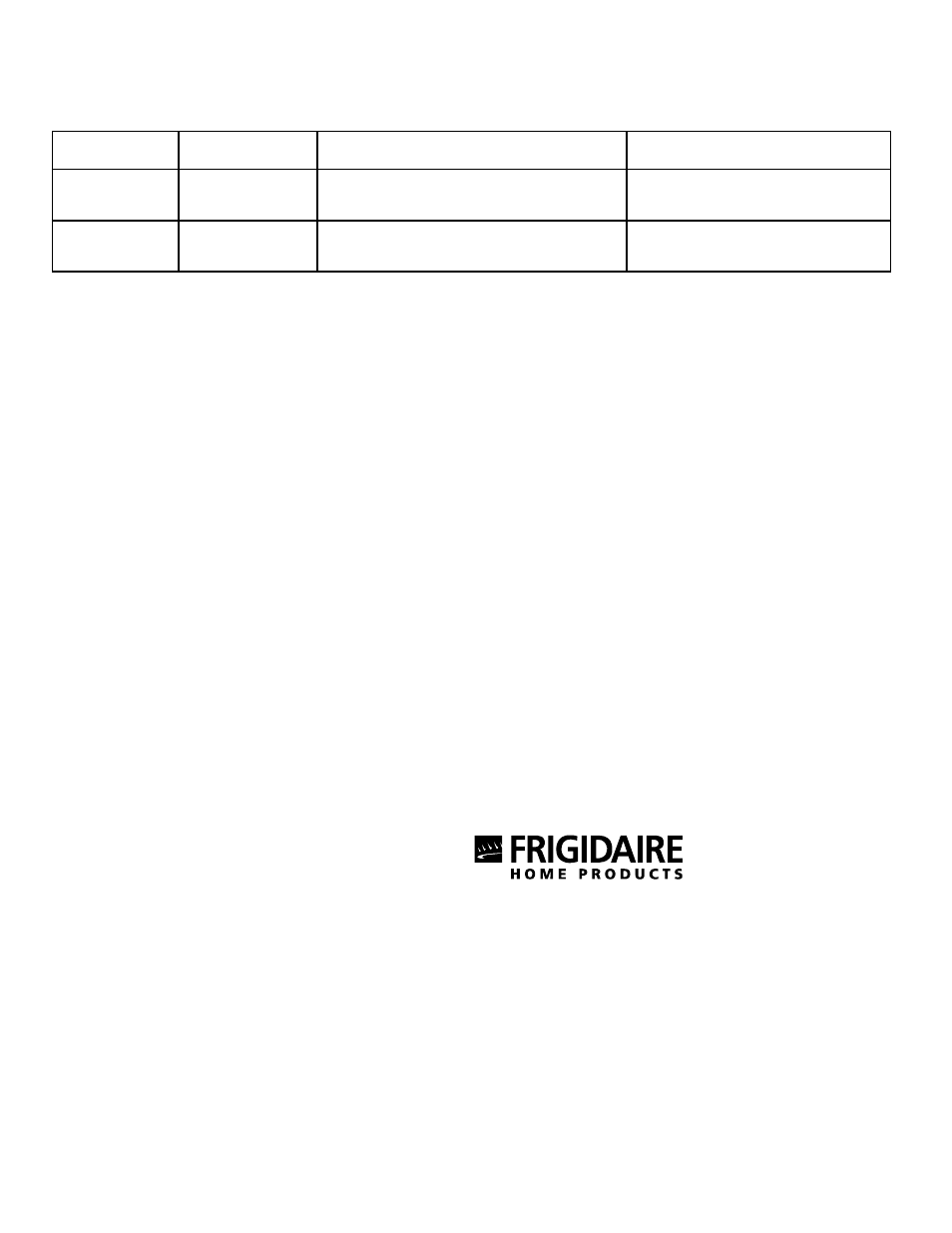 Frigidaire dryer warranty | FRIGIDAIRE 131883500 User Manual | Page 8 / 8