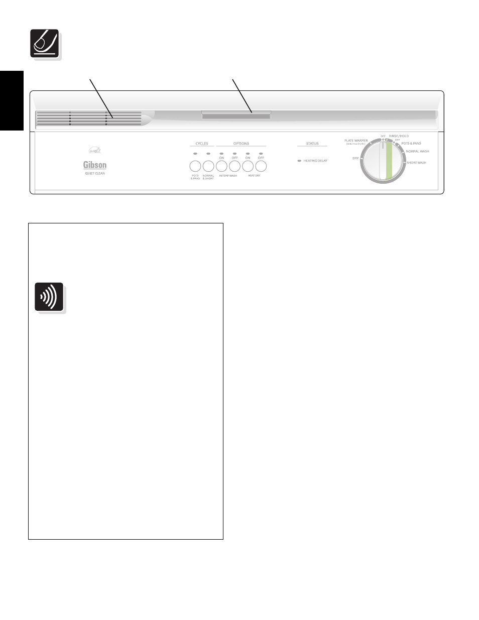 Operating instructions, Very important information, Normal operating sounds | Status indicator light, Plate warmer, Getting started, Read before operating your dishwasher | FRIGIDAIRE 740 Series User Manual | Page 4 / 18