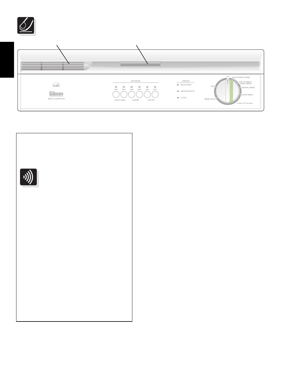 Operating instructions, Very important information, Normal operating sounds | Delay start, Getting started, Status indicator lights, Read before operating your dishwasher | FRIGIDAIRE 740 Series User Manual | Page 6 / 18